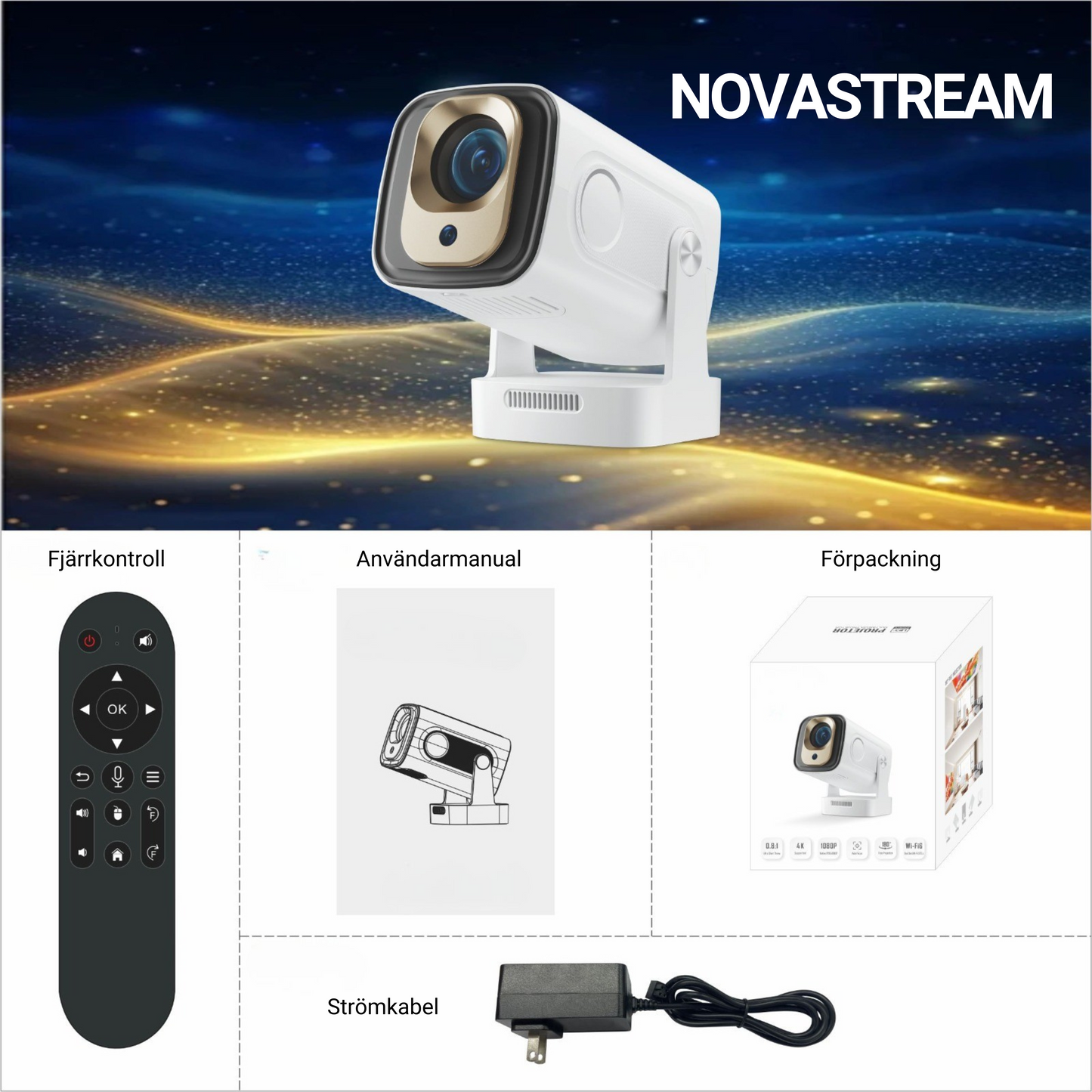 NovaStream - Miniprojektor med ultrakort projicerings avstånd