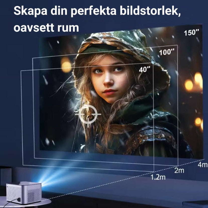 MagicVision - Kraftfull projektor med 580 ANSI-lumen & äkta biokänsla