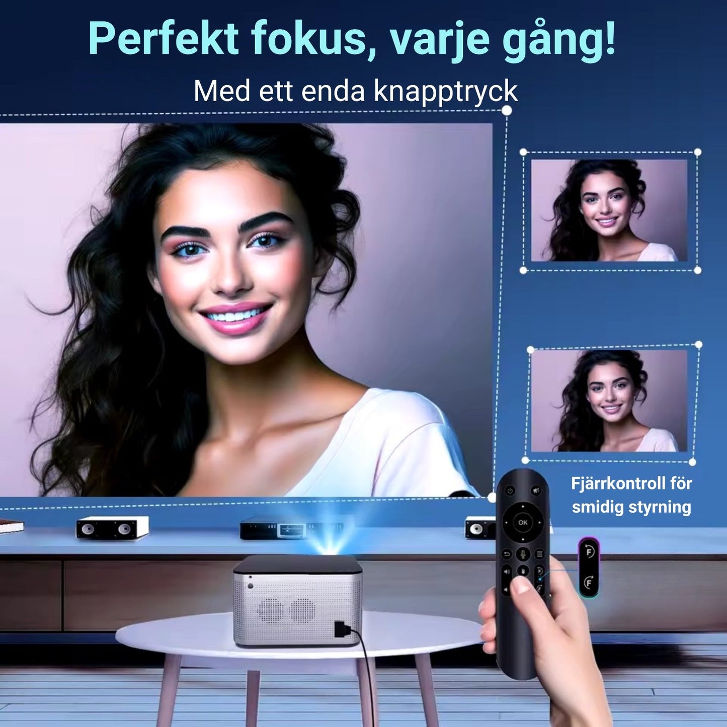MagicVision - Kraftfull projektor med 580 ANSI-lumen & äkta biokänsla