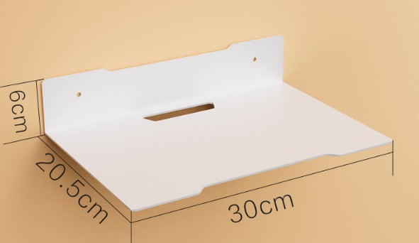 Projektorhylla för väggmontering, Vit