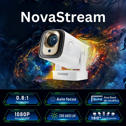 NovaStream - Miniprojektor med ultrakort projicerings avstånd